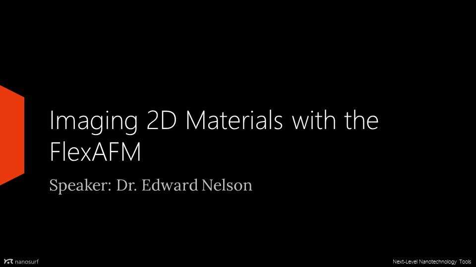Thumbnail_Imaging 2D materials with the FlexAFM