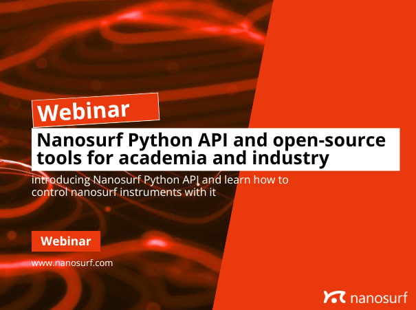 Thumbnail_Nanosurf Phyton API and open-source tools for academia and industry Thumbnail_Nanosurf Phyton API and open-source tools for academia and industry