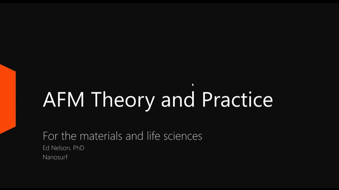 Thumbnail_AFM in the materials and life sciences - theory and applications
